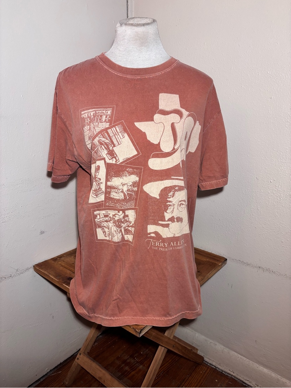 Terry Allen Pride of Lubbock Band Tee Shirt